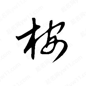 王世剛寫(xiě)的草字桉