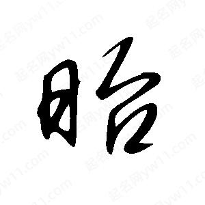 王世剛寫(xiě)的草字眙