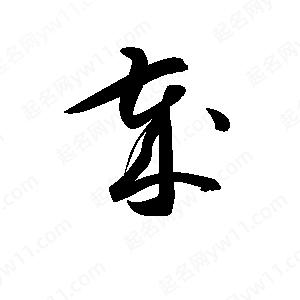 孫萬(wàn)民寫(xiě)的草字歲